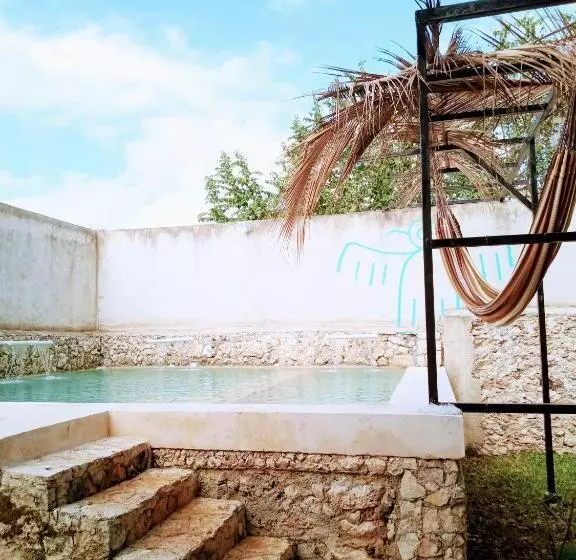 ホテル Y Museo Aldea Maya Toktli Orígenes Casa Maya Del Toloque Coronado Alberca, Wifi Starlink, Tour M