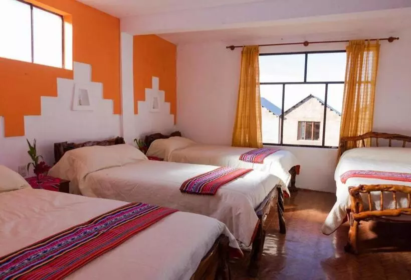 هتل Hostal Margarita Isla Del Sol Norte Comunidad Challapampa