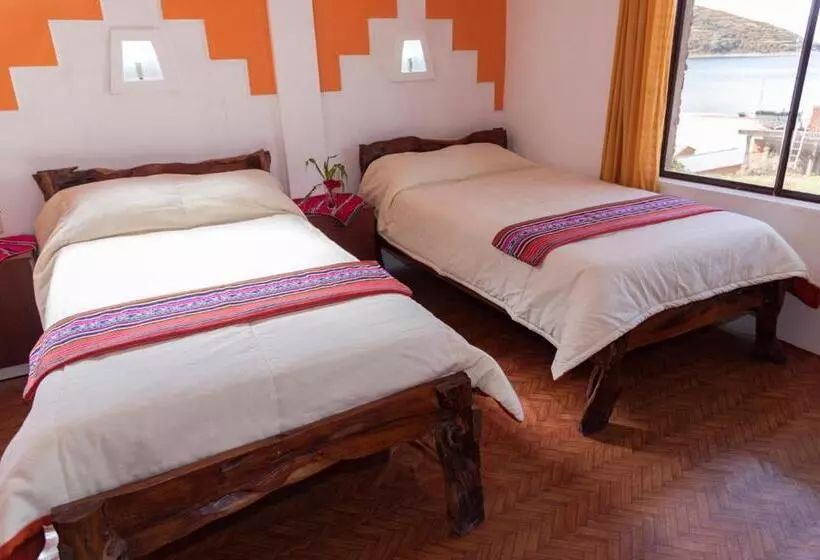 هتل Hostal Margarita Isla Del Sol Norte Comunidad Challapampa