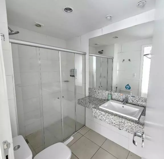 ホテル Flat Pampulha Orla Prox Mineirão