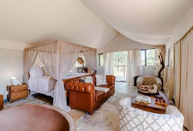 ホテル Umkumbe Bush Lodge   Luxury Tented Camp