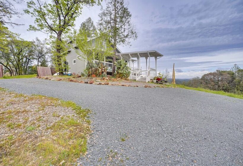 5 Acres & Deck: Scenic Greenwood Home W/ Mtn Views