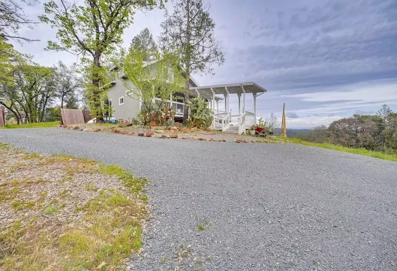 5 Acres & Deck: Scenic Greenwood Home W/ Mtn Views