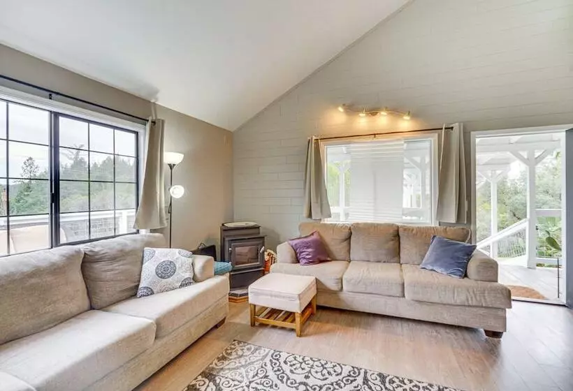 5 Acres & Deck: Scenic Greenwood Home W/ Mtn Views