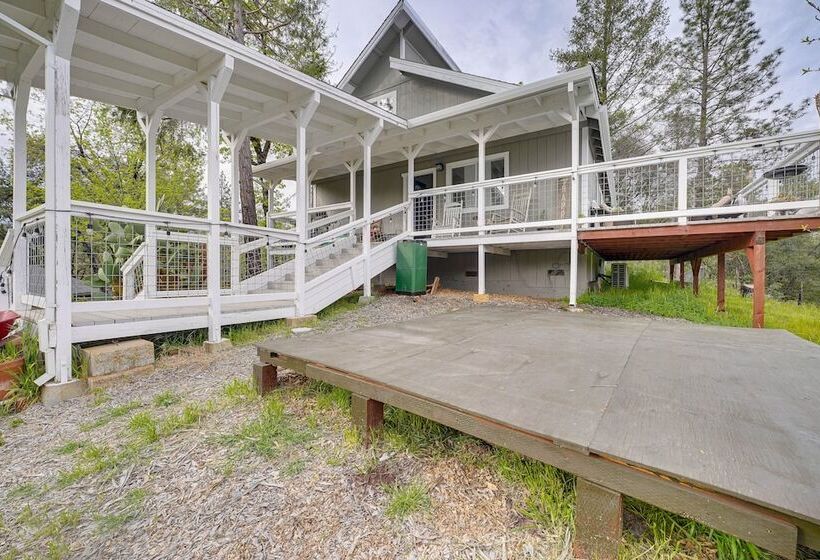 5 Acres & Deck: Scenic Greenwood Home W/ Mtn Views