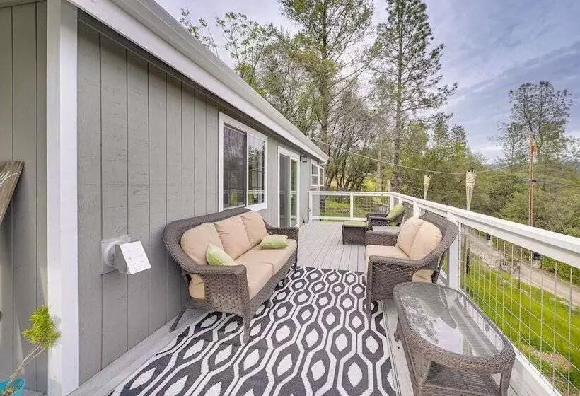 5 Acres & Deck: Scenic Greenwood Home W/ Mtn Views