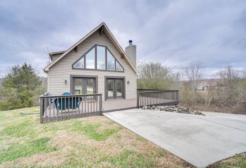 Private Vonore A Frame Chalet: Walk To Golf Club!