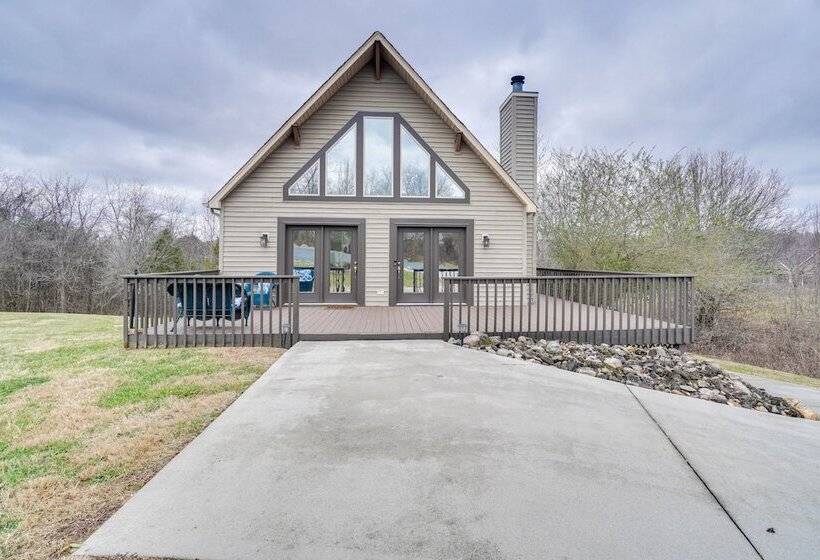 Private Vonore A Frame Chalet: Walk To Golf Club!