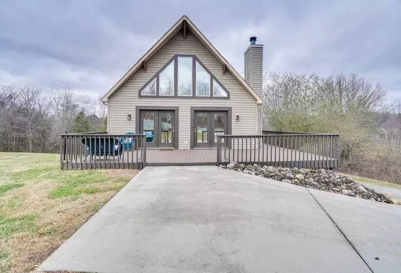 Private Vonore A Frame Chalet: Walk To Golf Club!