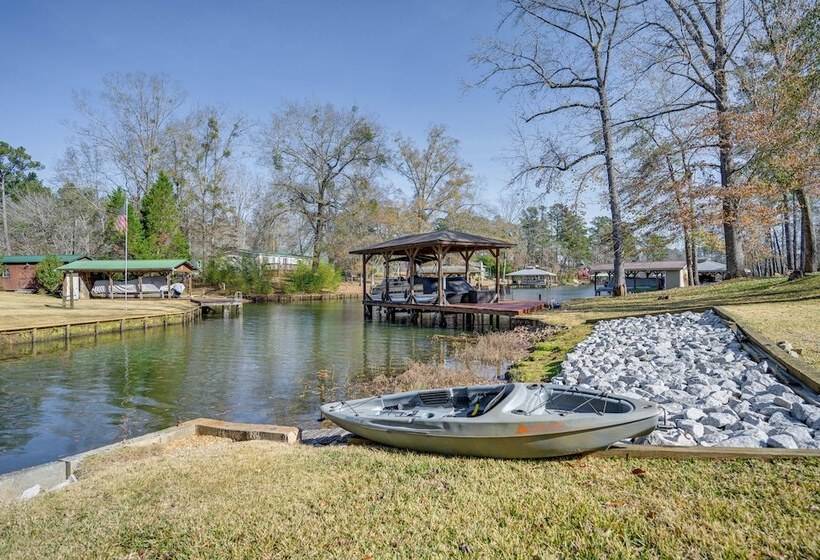 Eatonton Home On Lake Sinclair: Private Boat Dock!