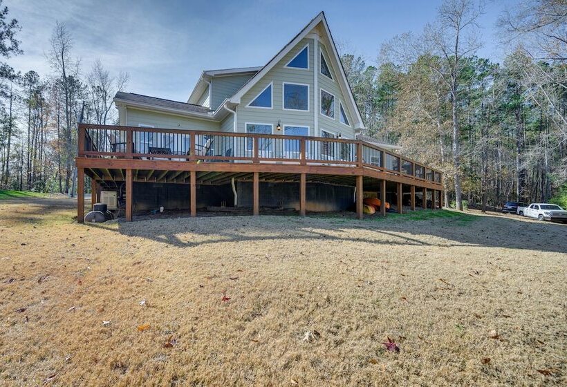 Eatonton Home On Lake Sinclair: Private Boat Dock!