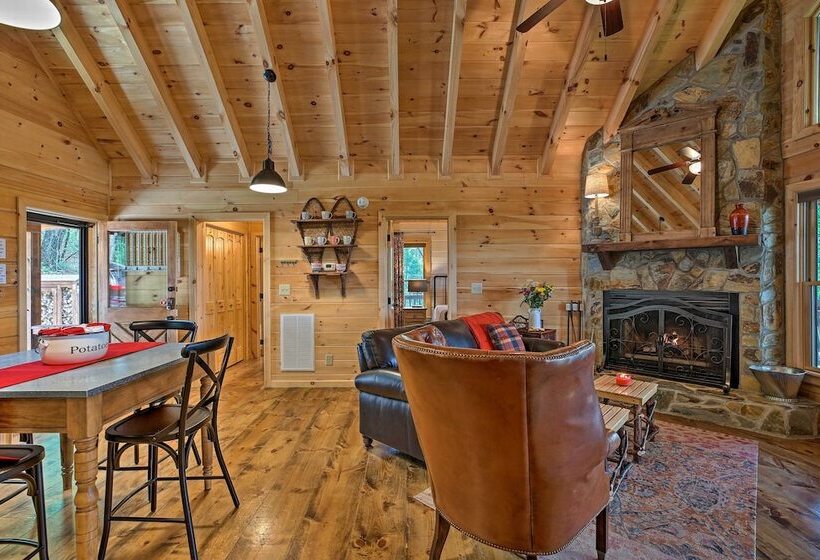 A Sunset Dream Upscale Blue Ridge Cabin!