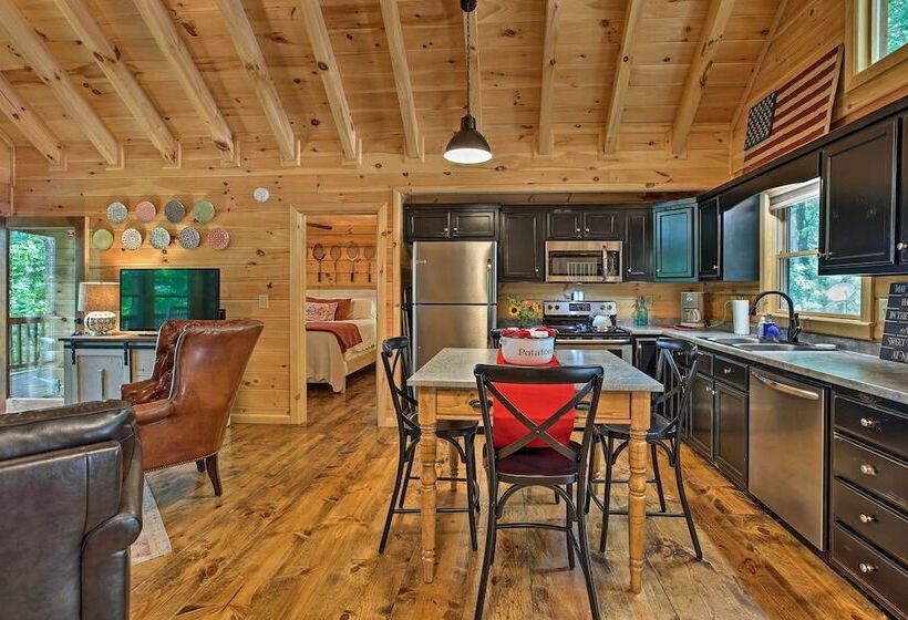 A Sunset Dream Upscale Blue Ridge Cabin!