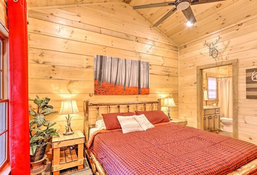Coosawattee River Resort Cabin W/ Private Hot Tub!