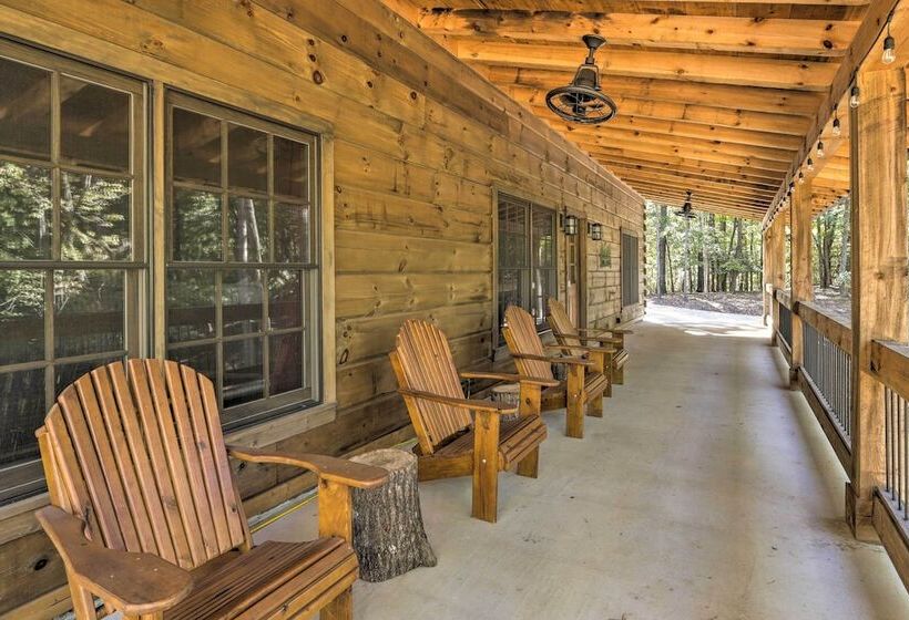 Coosawattee River Resort Cabin W/ Private Hot Tub!