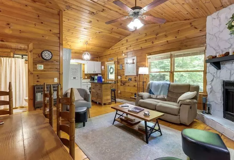 Charming Blue Ridge Cabin W/ Game Room & Hot Tub!