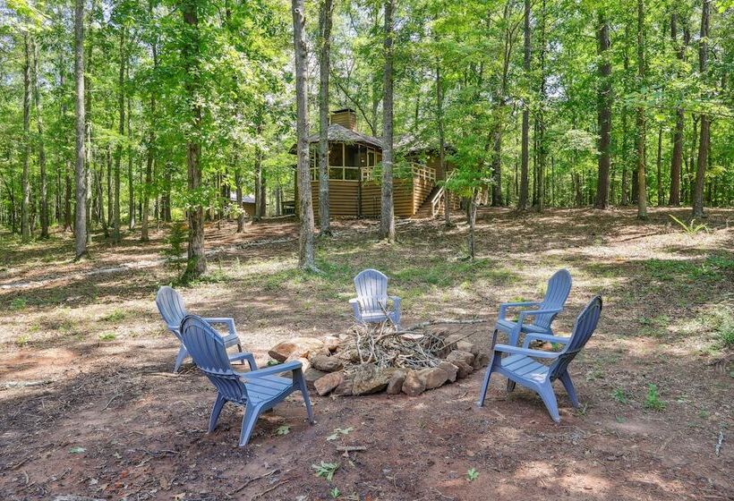 Lakefront Hamilton Cabin W/ Dock & Fire Pit!