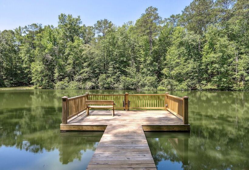 Lakefront Hamilton Cabin W/ Dock & Fire Pit!