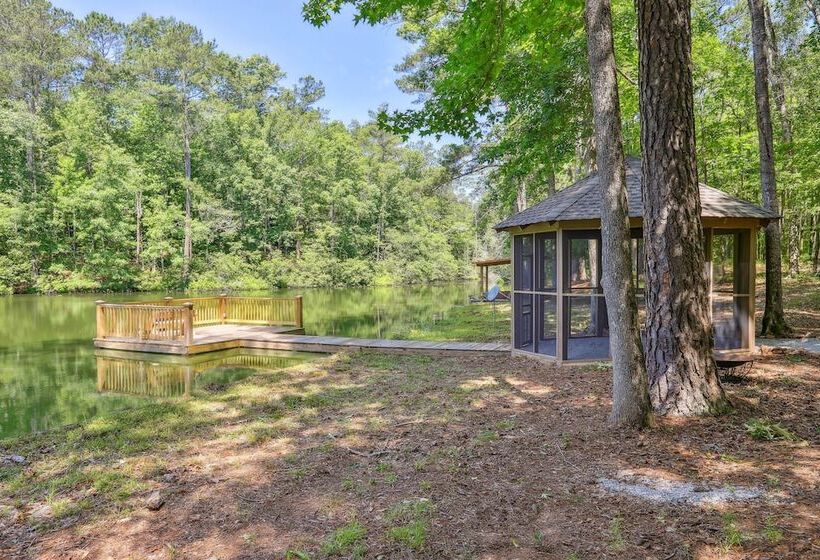 Lakefront Hamilton Cabin W/ Dock & Fire Pit!