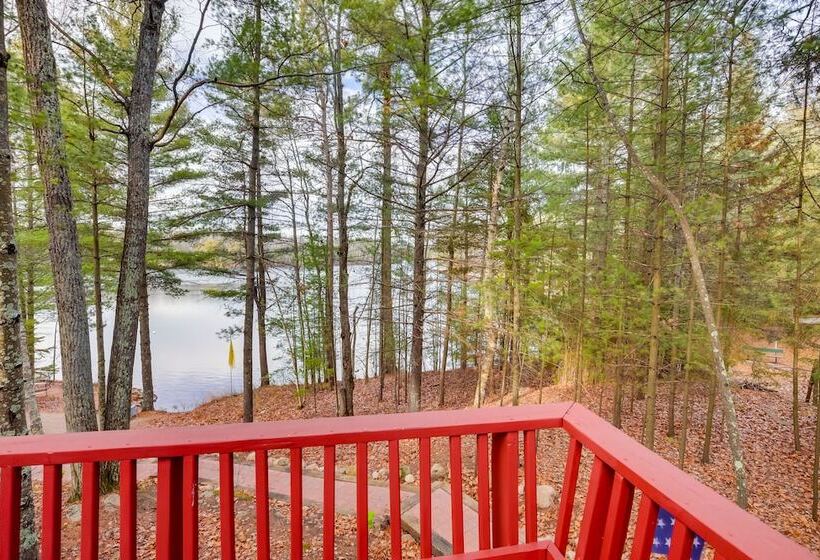 Lakefront Rhinelander Cabin W/ Dock & Fire Pit!