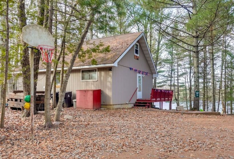 Lakefront Rhinelander Cabin W/ Dock & Fire Pit!