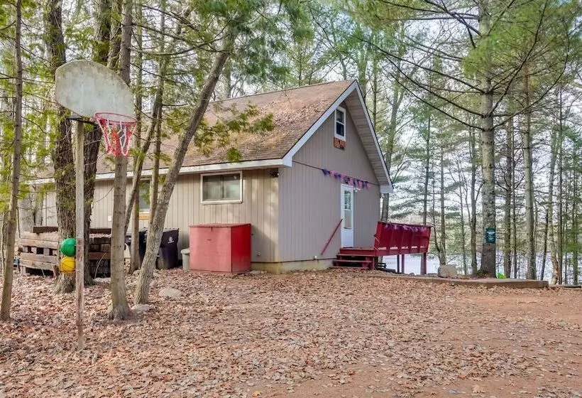 Lakefront Rhinelander Cabin W/ Dock & Fire Pit!