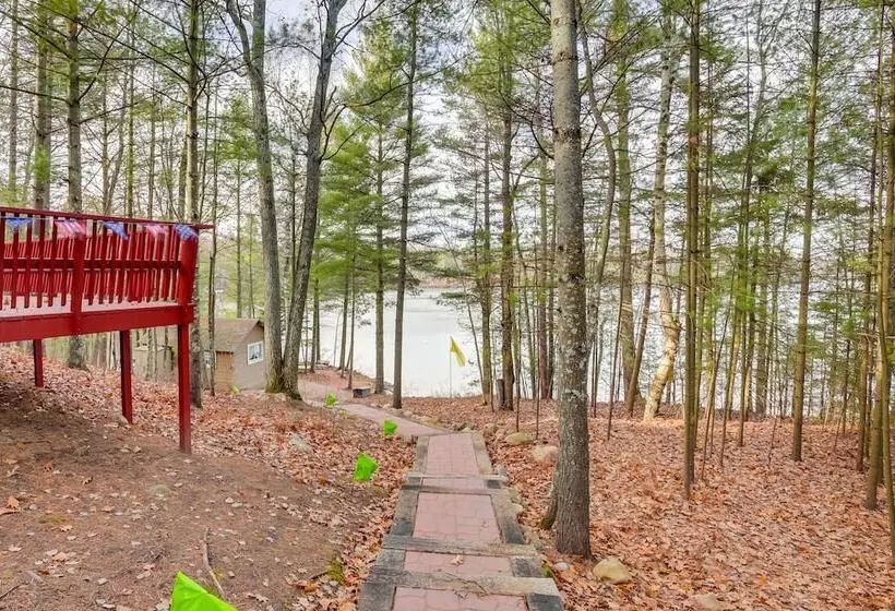 Lakefront Rhinelander Cabin W/ Dock & Fire Pit!