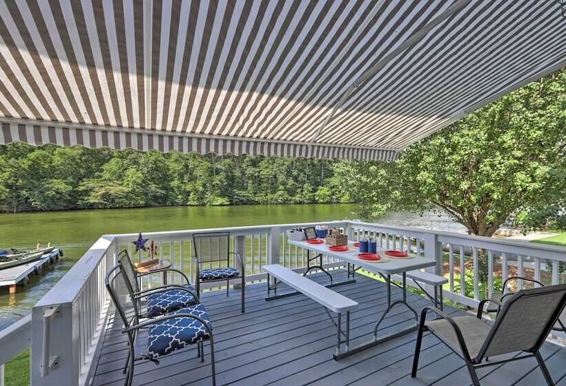 Waterfront Home On Jackson Lake W/ Dock