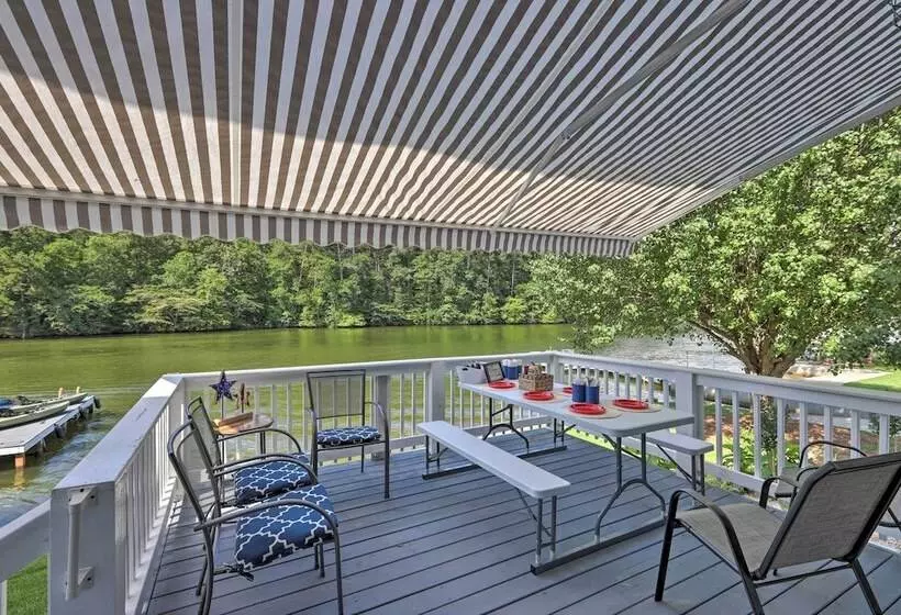 Waterfront Home On Jackson Lake W/ Dock