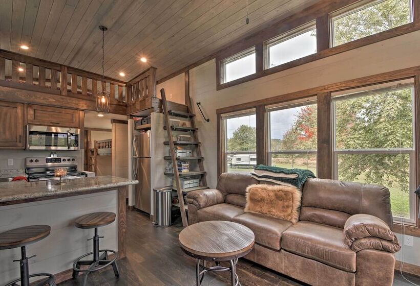 Secluded Morganton Tiny Home W/ Grills!