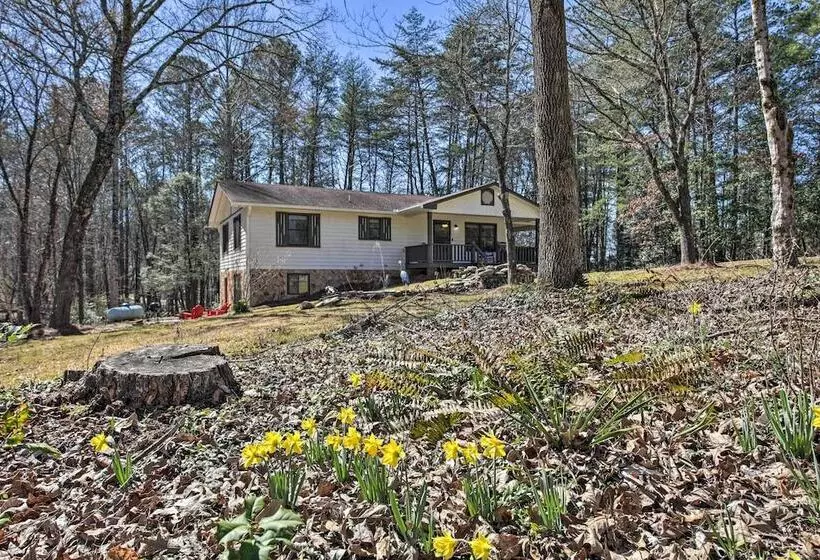 2 Mi To Lake: Blue Ridge  Yellowbird Cottage