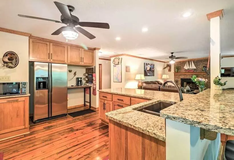 Waterfront West Point Lake Cabin W/ Private Dock!