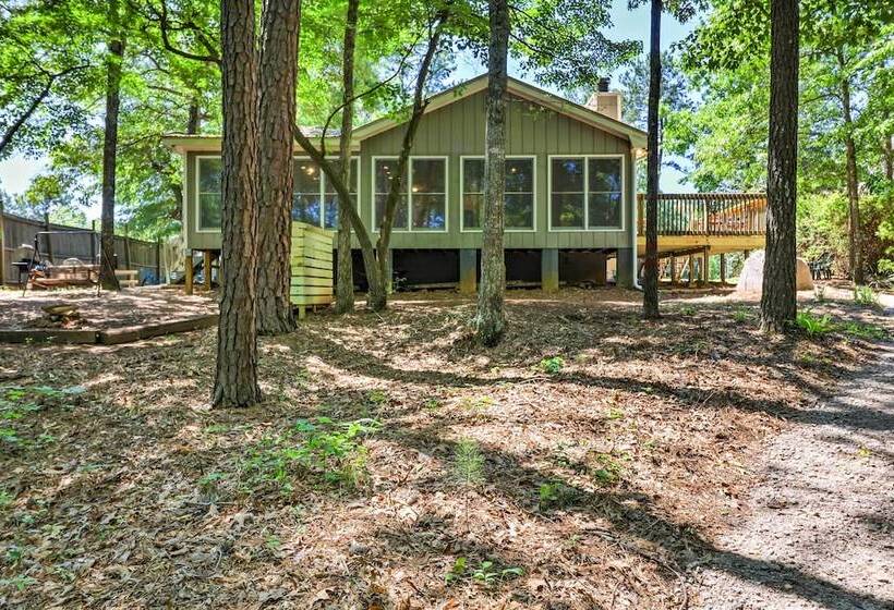 Waterfront West Point Lake Cabin W/ Private Dock!