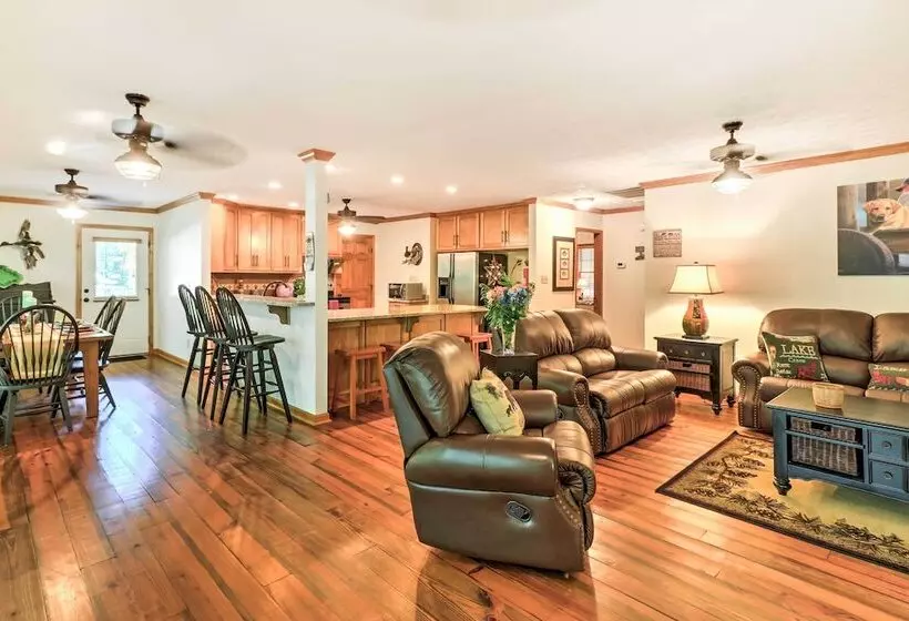 Waterfront West Point Lake Cabin W/ Private Dock!