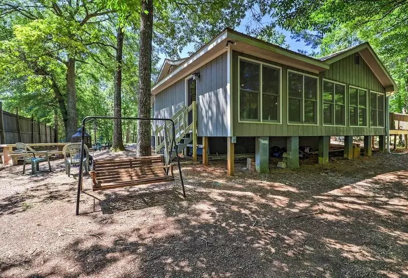 Waterfront West Point Lake Cabin W/ Private Dock!