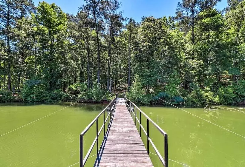 Waterfront West Point Lake Cabin W/ Private Dock!