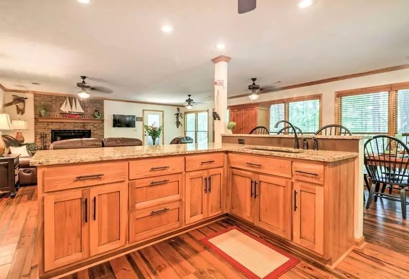 Waterfront West Point Lake Cabin W/ Private Dock!