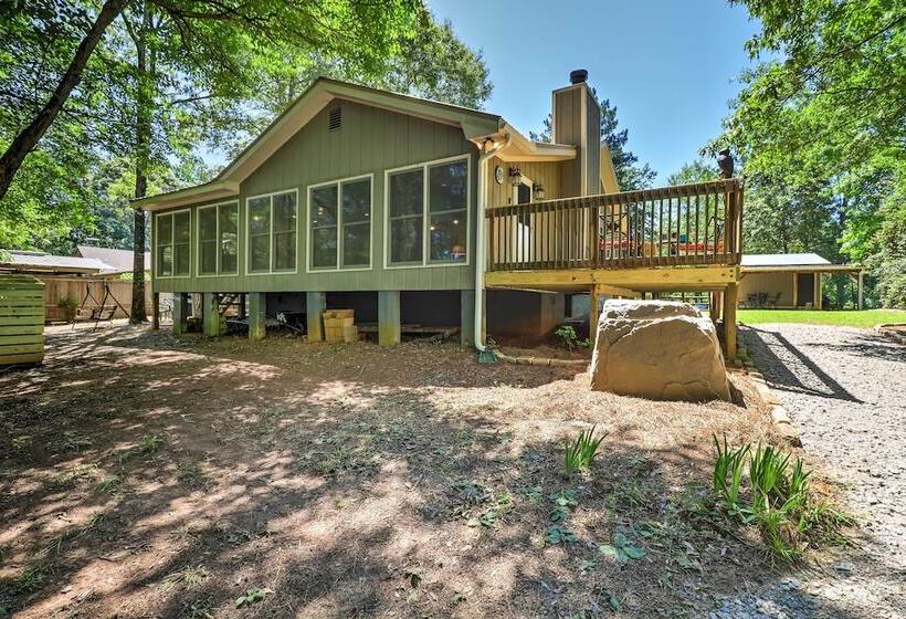 Waterfront West Point Lake Cabin W/ Private Dock!