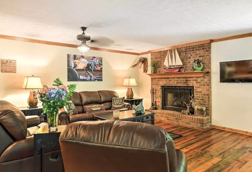 Waterfront West Point Lake Cabin W/ Private Dock!