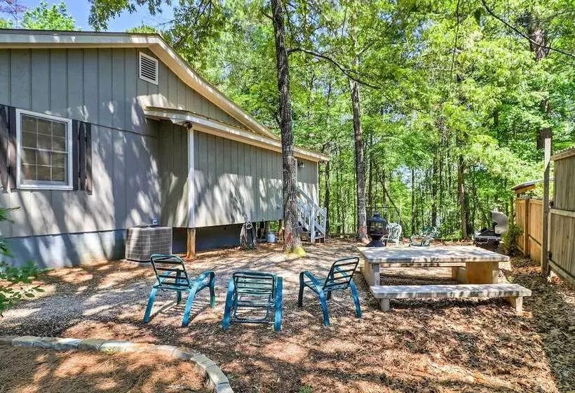 Waterfront West Point Lake Cabin W/ Private Dock!