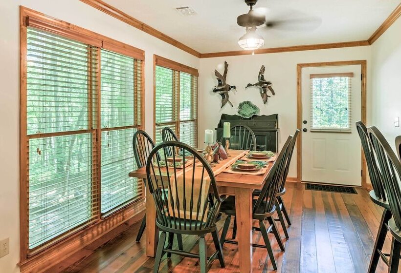 Waterfront West Point Lake Cabin W/ Private Dock!