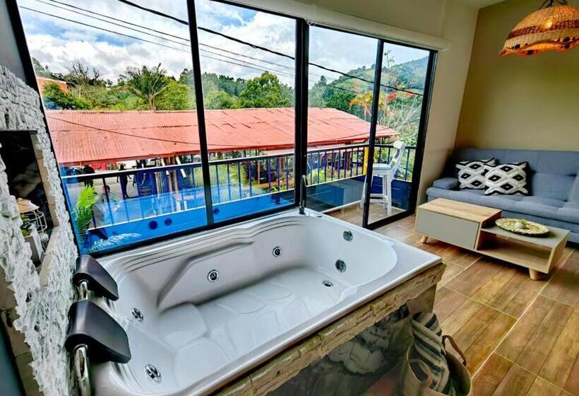 酒店 Habitacion Deluxe 2 Con Jacuzzi A 20 Mt Del Parque