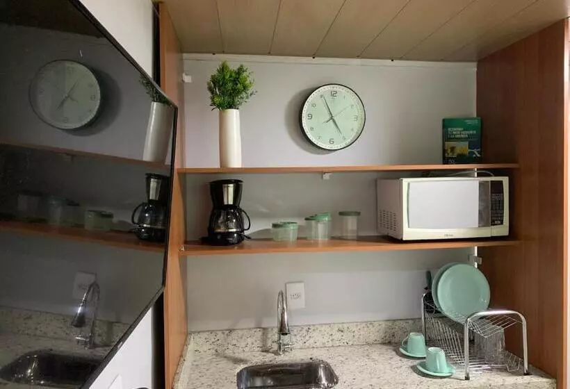 ペンション Suíte Independente Com Ar, Wifi, Smartv E Cozinha