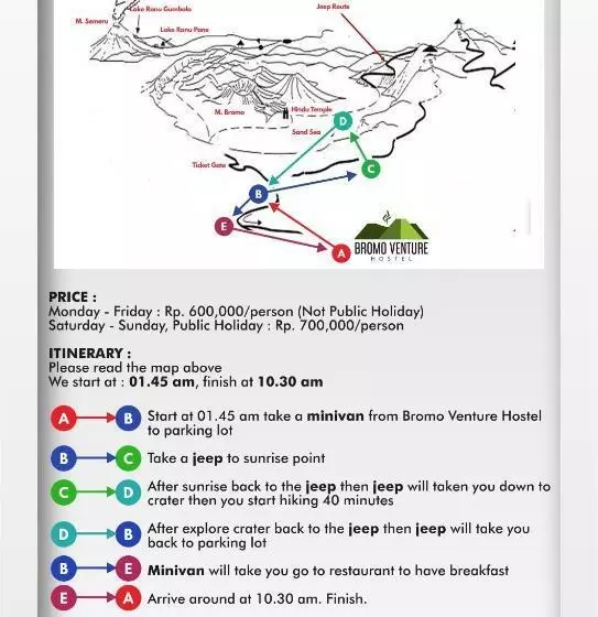 Herberge Bromo Venture