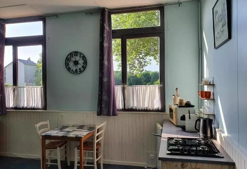 Retkeilymaja Camping Des 2 Rives  Chambres