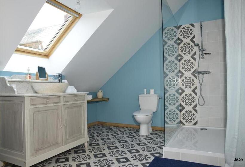 مبيت وإفطار Chambres D Hôtes Ferme Du Feugrès