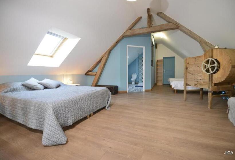 مبيت وإفطار Chambres D Hôtes Ferme Du Feugrès