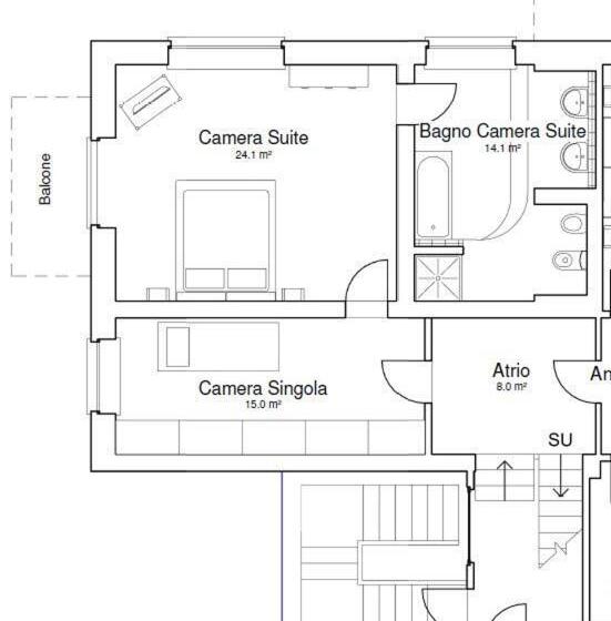 مبيت وإفطار Bella Vita Guesthouse  Parcheggio Privato Interno