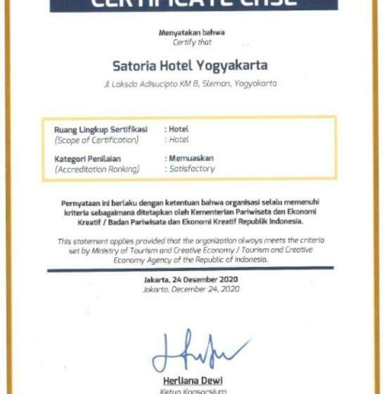 Satoria Hotel Yogyakarta   Chse Certified