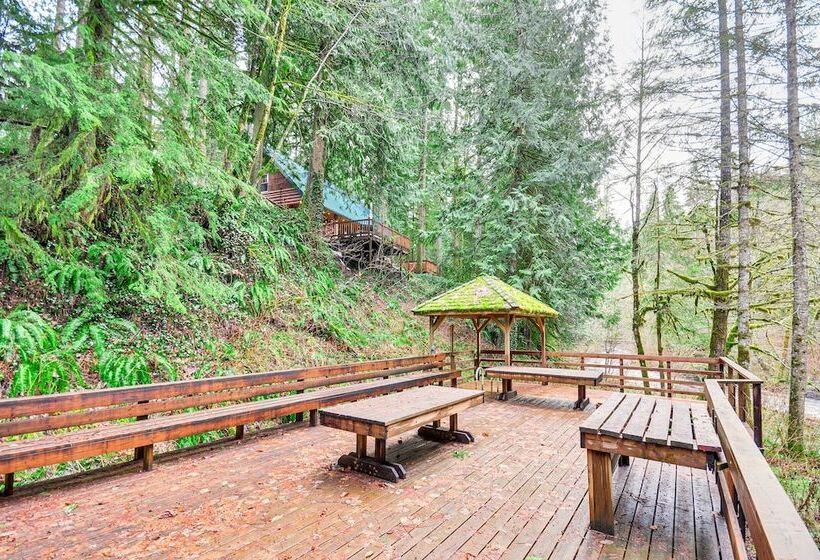 Forested  Minikahda Lodge  W/ Hot Tub Near Mt Hood